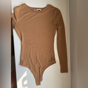 Elodie Camel Bodysuit size Small